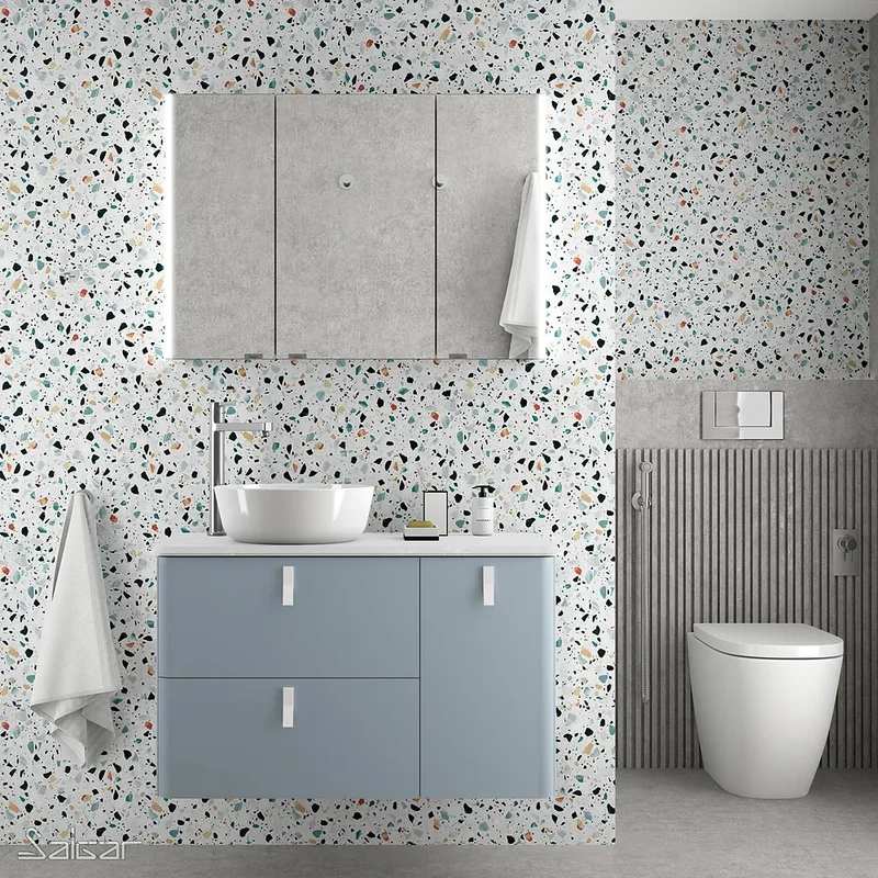 Mueble de Baño Lavabo sobre Encimera Salgar Uniiq 120 cm