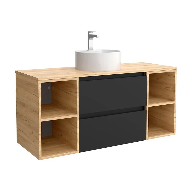 Mueble de Baño Salgar Bequia Negro Mate