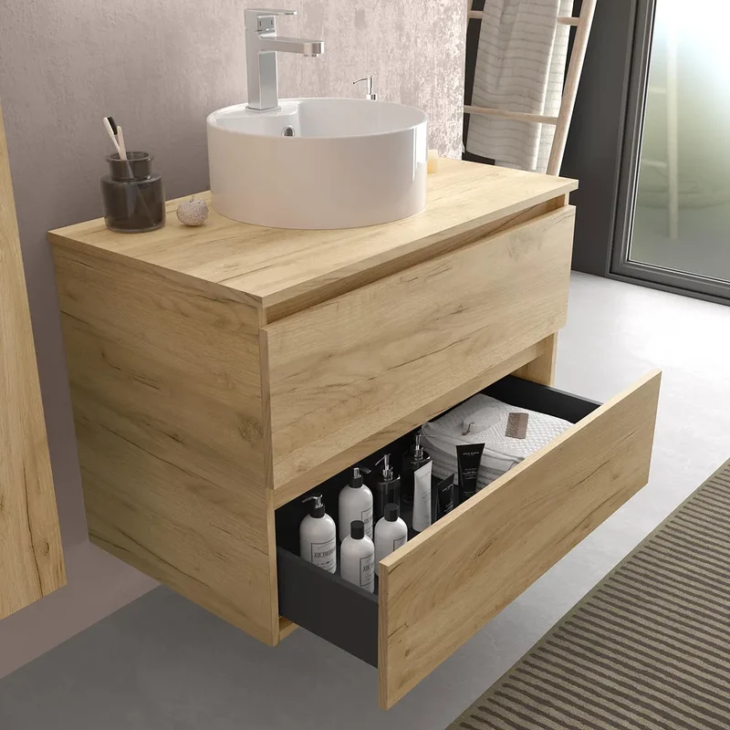 Mueble de Baño Salgar Bequia Negro Mate