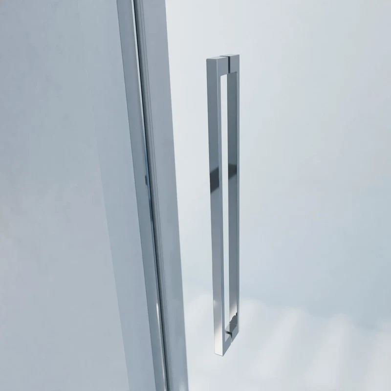 Mampara de Ducha Angular con Puerta Abatible ANIMA de Seviban. A Medida