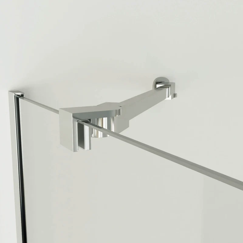 Mampara de Ducha Angular con Puerta Abatible ANIMA de Seviban. A Medida