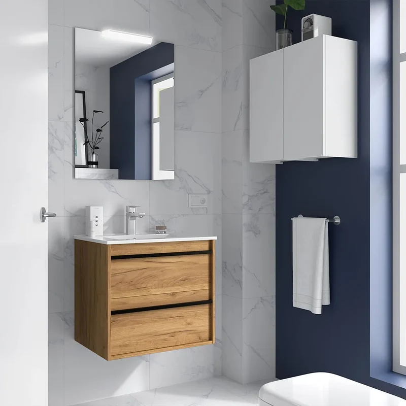 Mueble de Baño 2 Cajones Salgar Attila 60 cm