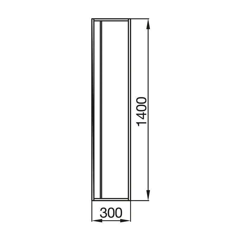 Mueble de Baño 2 Cajones Salgar Attila 60 cm