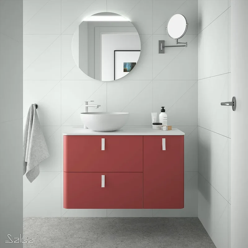 Mueble de Baño Lavabo sobre Encimera Salgar Uniiq 120 cm
