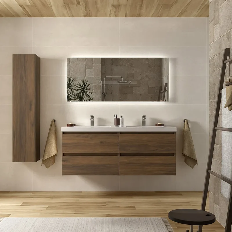 Mueble de Baño con Lavabo Salgar Bequia 140 cm