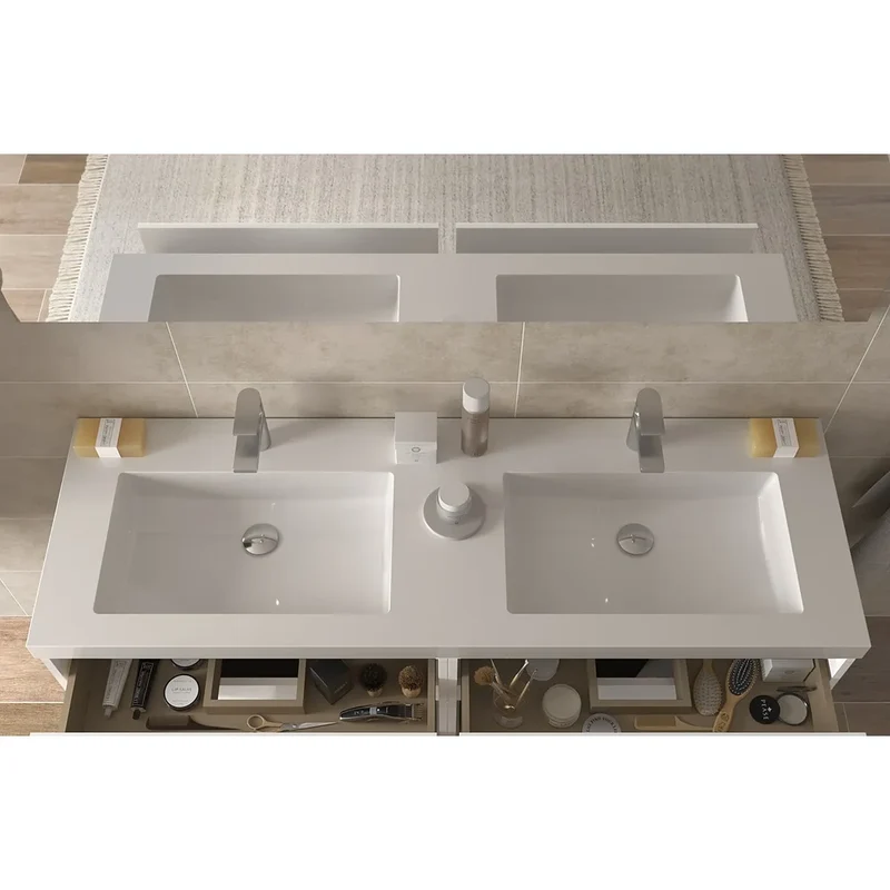 Mueble de Baño con Lavabo Salgar Bequia 140 cm