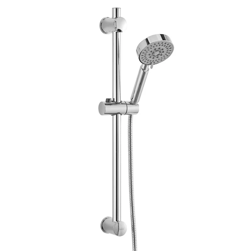 Set Ducha Completo ORCA B Buades | Barra Deslizante 65 cm | Mango 5 Funciones | Soporte Regulable