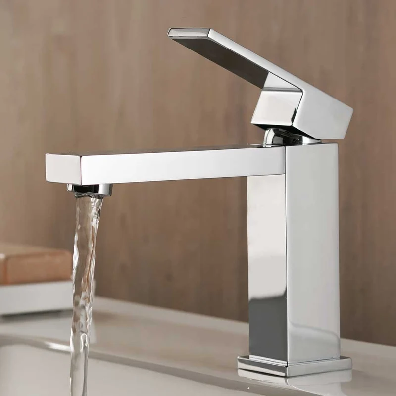 Grifo Lavabo Monomando AZIMUT Cromo de Buades | Cartucho Cerámico 25 mm | Aireador Antical