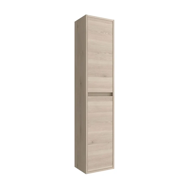 Mueble de Baño con Lavabo y 2 Cajones Salgar Noja 80 cm Roble Natural