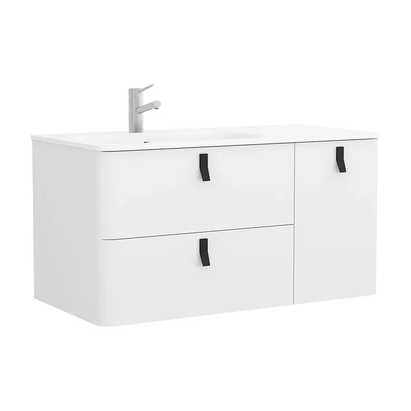 Mueble de Baño con Lavabo Salgar Uniiq 120 cm Blanco Mate