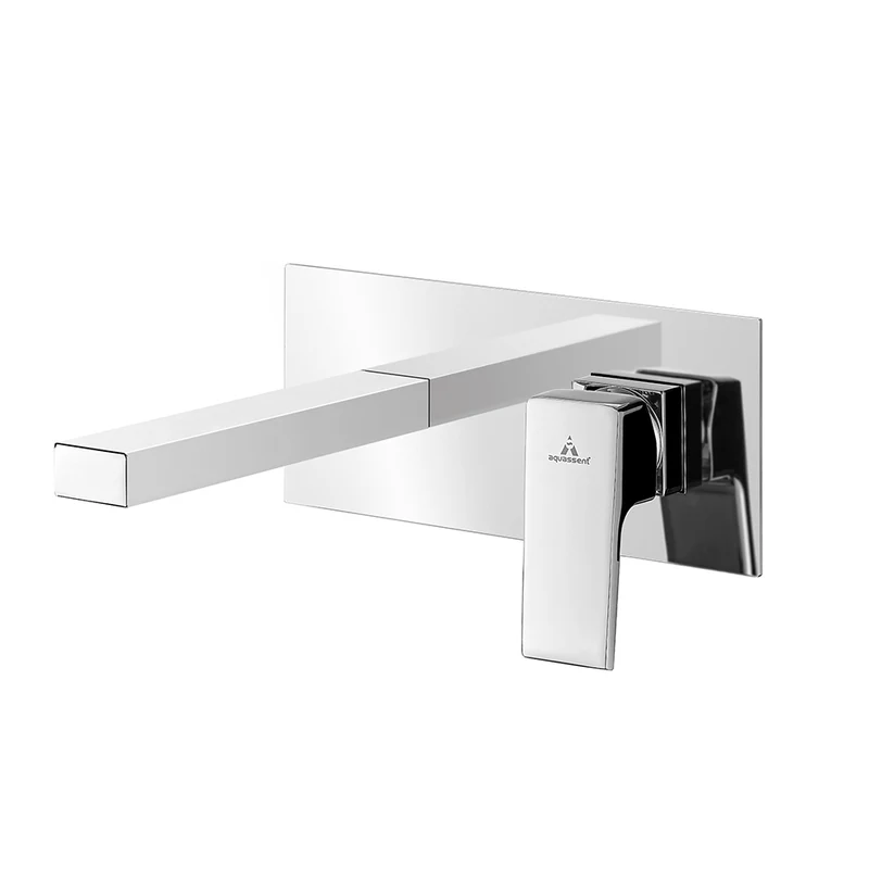 Grifería Monomando Empotrada NEPAL Lavabo | Diseño Cuadrado | Cromo Brillante | Cartucho Sedal