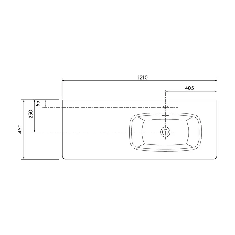 Mueble de Baño con Lavabo Salgar Uniiq 120 cm