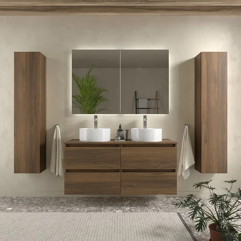 Mueble de Baño Lavabo sobre Encimera Salgar Bequia 80 cm