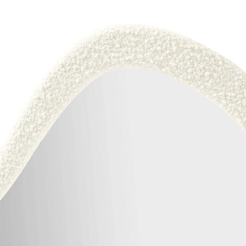 Espejo de boucle en forma de lágrima Vilma