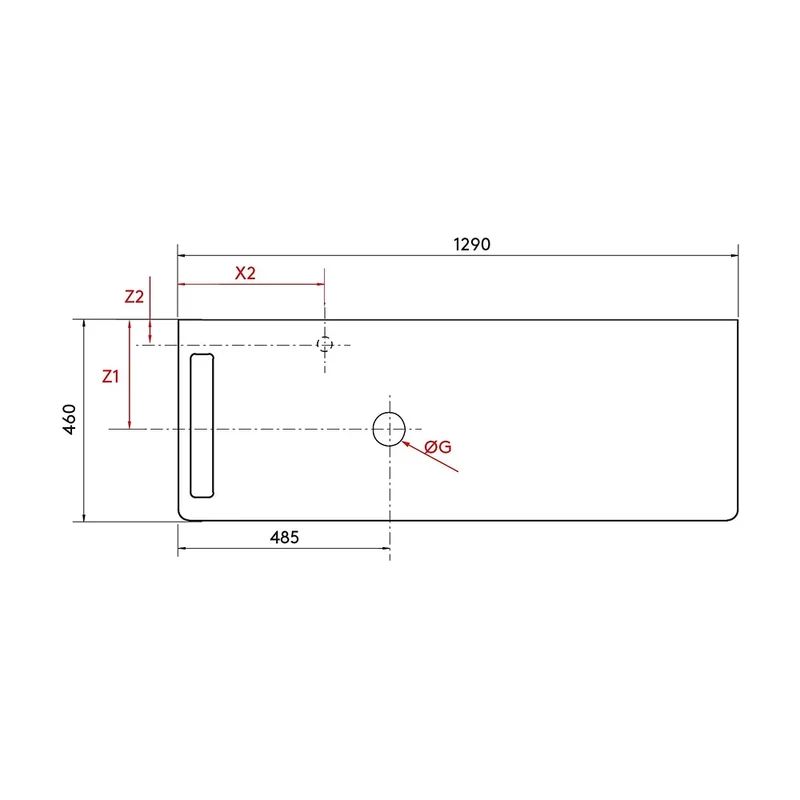 Mueble de Baño Lavabo sobre Encimera Salgar Uniiq 120 cm Negro Mate