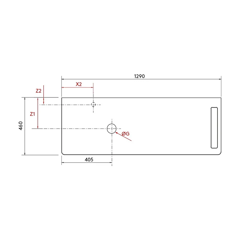 Mueble de Baño Lavabo sobre Encimera Salgar Uniiq 120 cm Negro Mate