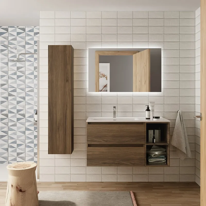Mueble de Baño con Lavabo Salgar Bequia Plus 100 cm