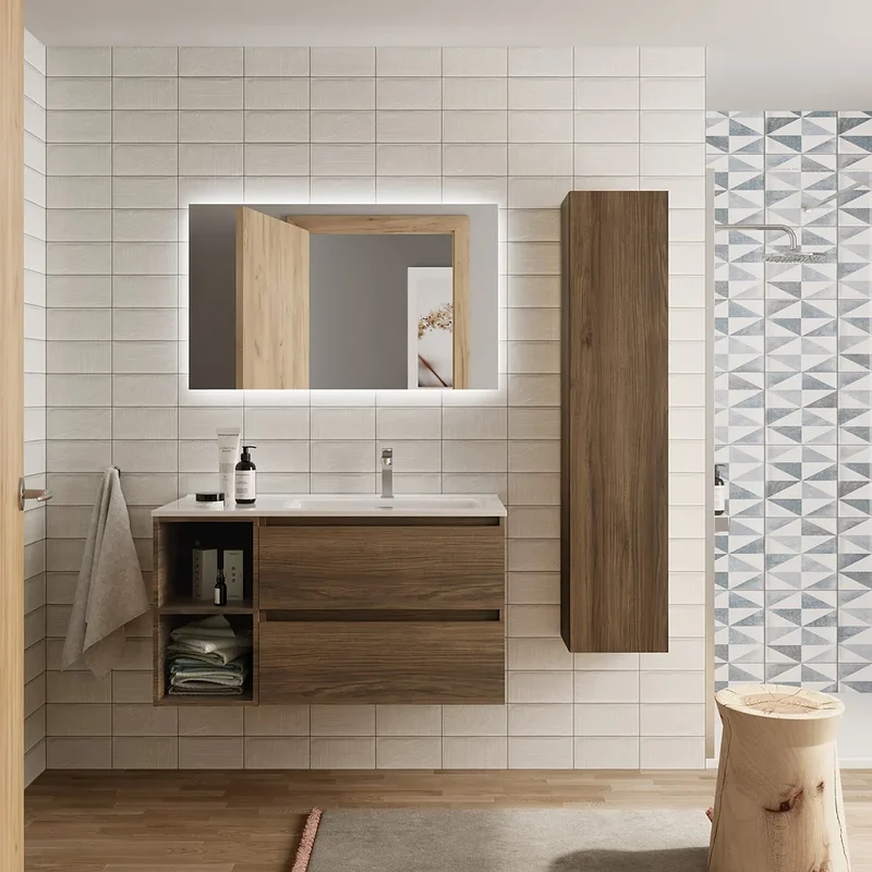 Mueble de Baño con Lavabo Salgar Bequia Plus 100 cm
