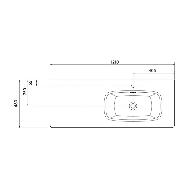 Mueble de Baño con Lavabo Salgar Uniiq 120 cm Amarillo Sol