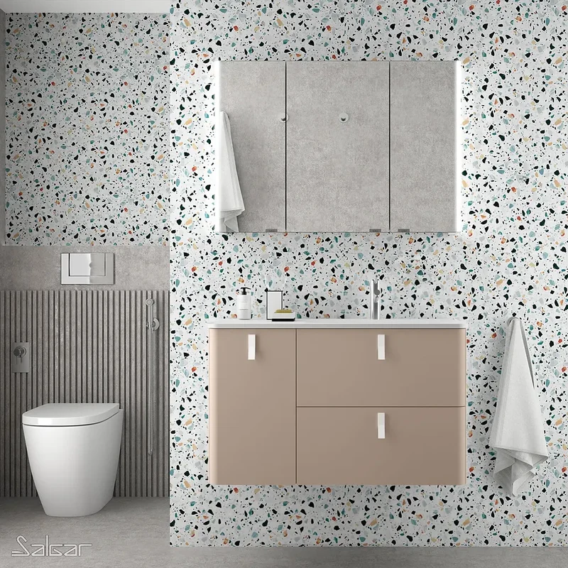 Mueble de Baño con Lavabo Salgar Uniiq 120 cm