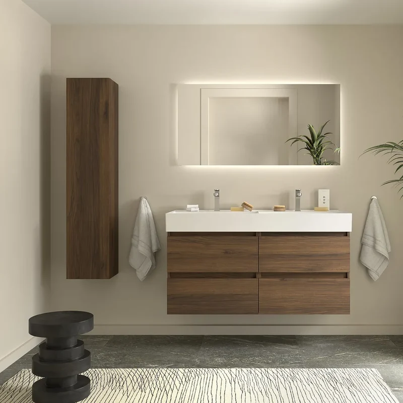 Mueble de Baño con Lavabo Salgar Bequia 100 cm