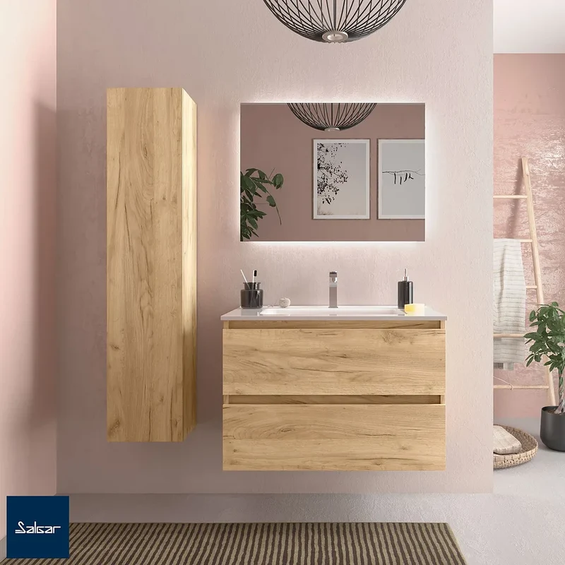 Mueble de Baño Suspendido con Lavabo Salgar Bequia