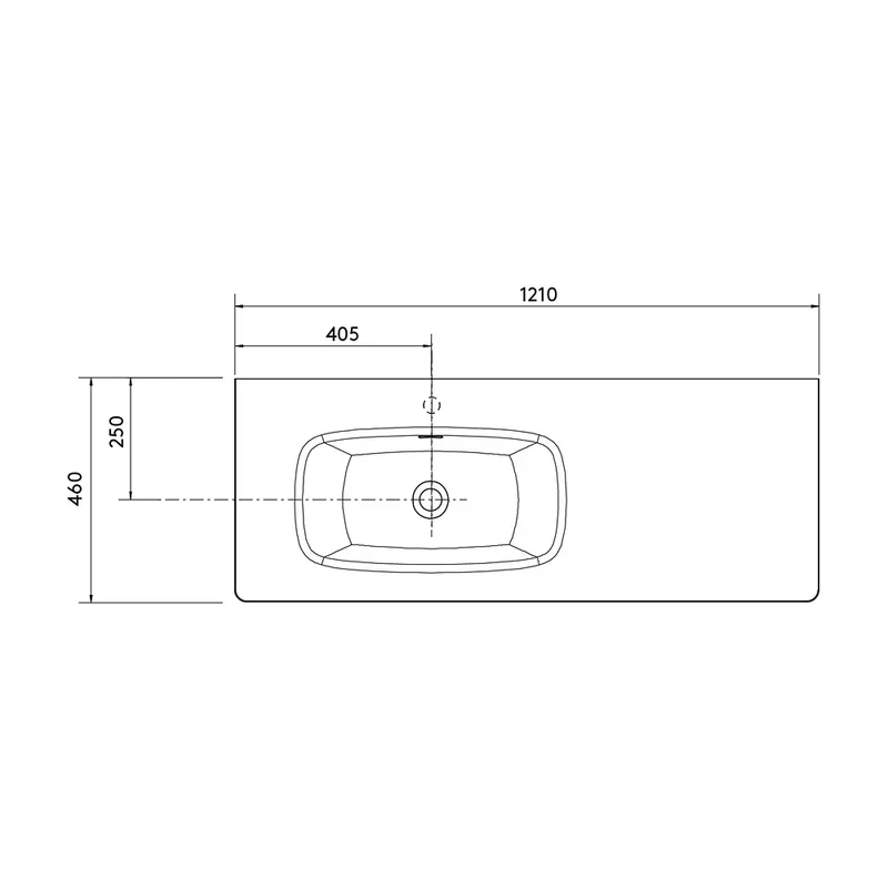 Mueble de Baño con Lavabo Salgar Uniiq 120 cm Azul