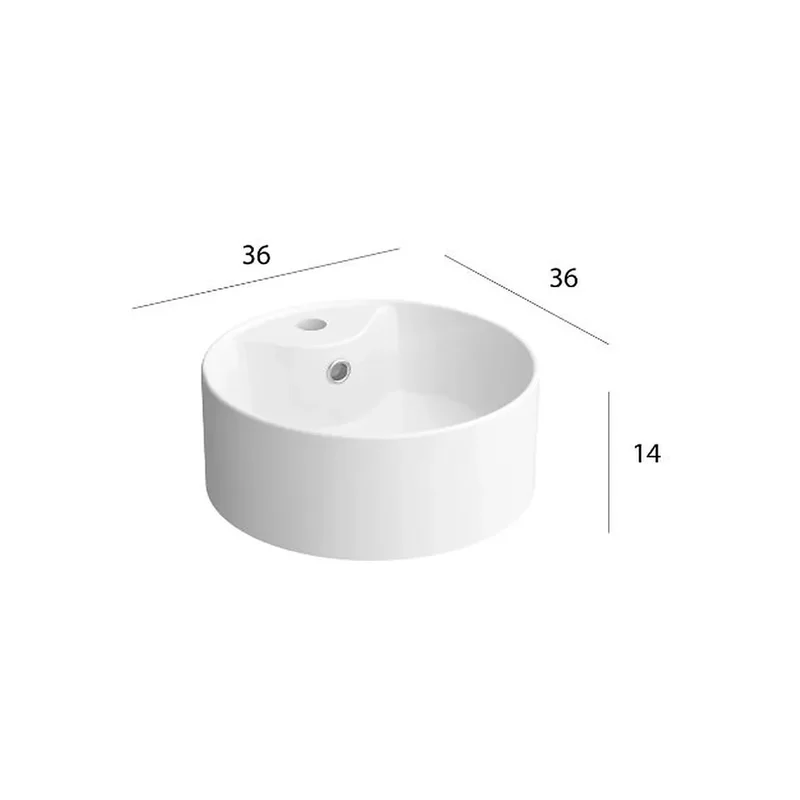 Mueble de Baño Lavabo sobre Encimera Salgar Bequia Plus 100 cm Blanco Mate