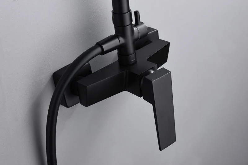 Grifo Monomando de Ducha ARTde Imex - Negro Mate | Diseño Moderno y Barra Telescópica
