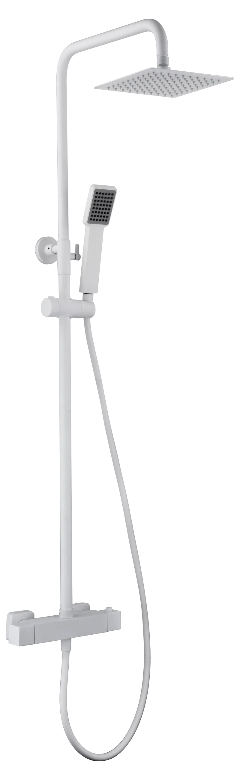 Conjunto Ducha Termostático ART de Imex Blanco Mate | Seguridad y Diseño en tu Baño