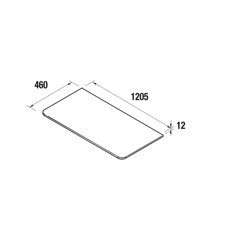 Encimera UNIIQ 90/120 cm | Blanco en Solid Surface o Negro Pizarra | Lavabo Izquierda/Derecha