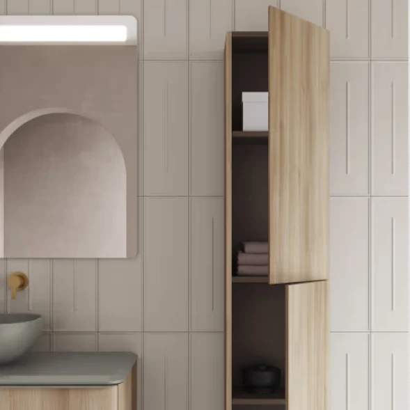 Columna de Baño Reversible DAI de Royo | Almacenaje Extra con Diseño Moderno y Suspendido