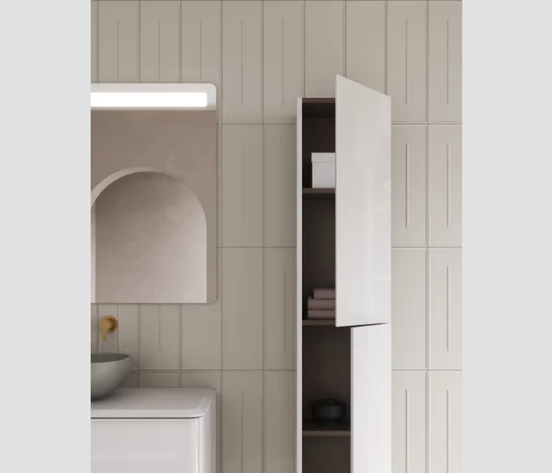 Columna de Baño Reversible DAI de Royo | Almacenaje Extra con Diseño Moderno y Suspendido