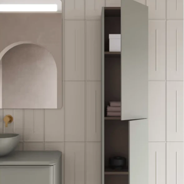 Columna de Baño Reversible DAI de Royo | Almacenaje Extra con Diseño Moderno y Suspendido