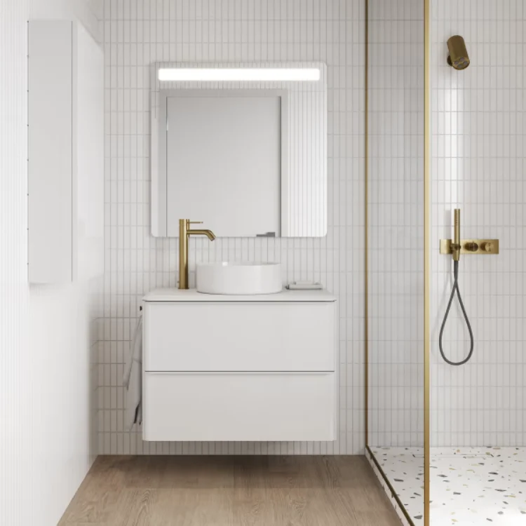 Mueble de Baño Suspendido DAI de Royo con Lavabo Sobre Encimera | 60/80/100 cm