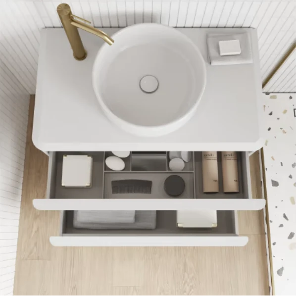Mueble de Baño Suspendido DAI de Royo con Lavabo Sobre Encimera | 60/80/100 cm