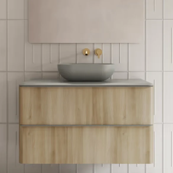 Mueble de Baño Suspendido DAI de Royo con Lavabo Sobre Encimera | 60/80/100 cm