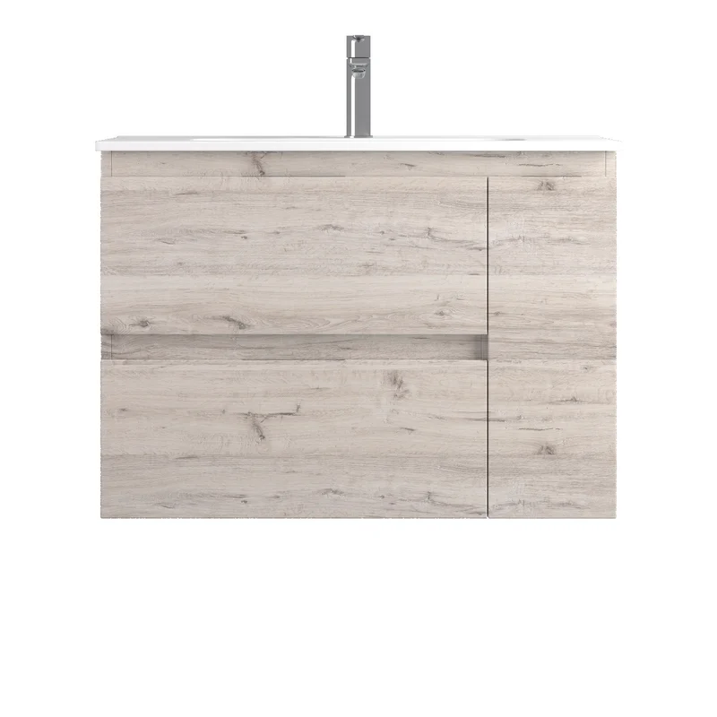 Mueble Suspendido KULA de 2 Cajones con 1 Puerta de Neutrum | 80 y 100cm | 10 Acabados