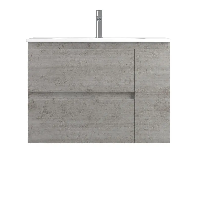 Mueble Suspendido KULA de 2 Cajones con 1 Puerta de Neutrum | 80 y 100cm | 10 Acabados