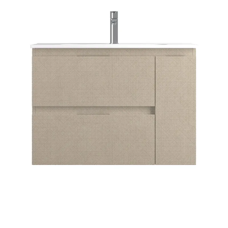 Mueble Suspendido KULA de 2 Cajones con 1 Puerta de Neutrum | 80 y 100cm | 10 Acabados
