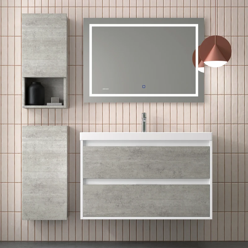 Mueble Suspendido ZAO 2 Cajones Neutrum | 60-120cm | 10 Acabados