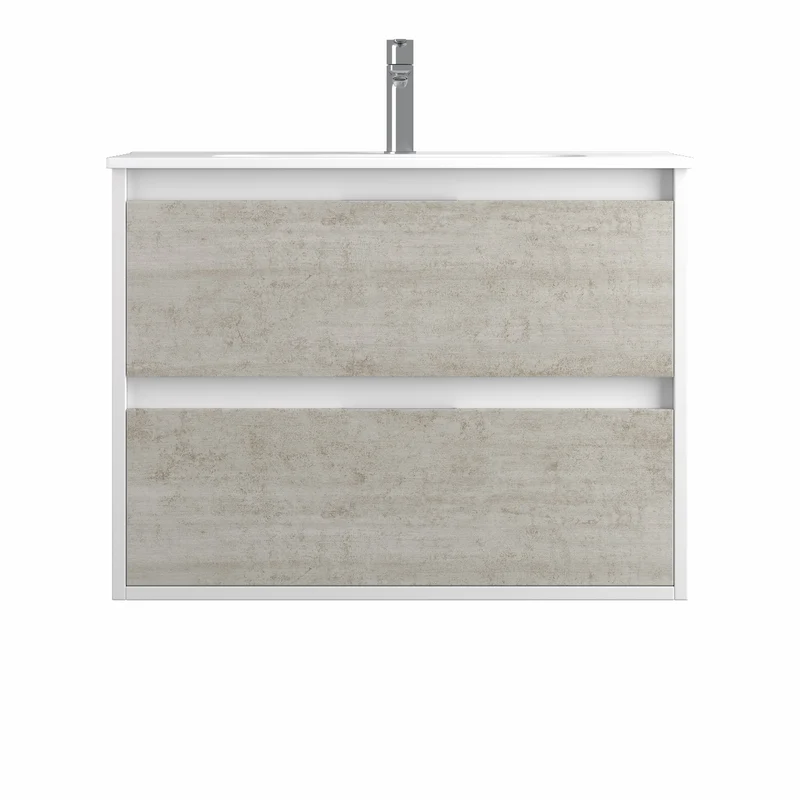Mueble Suspendido ZAO 2 Cajones Neutrum | 60-120cm | 10 Acabados