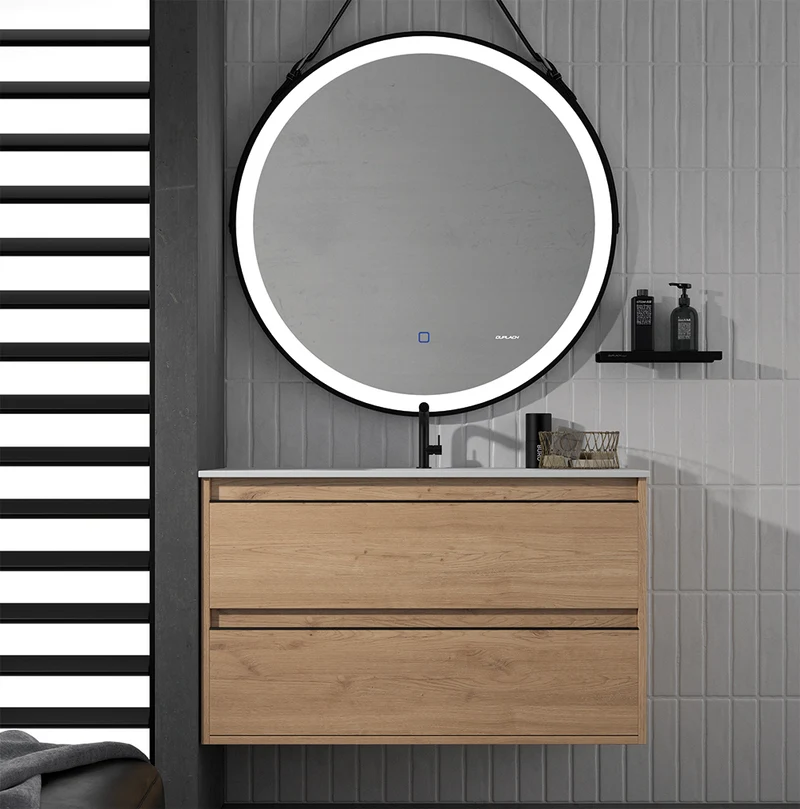 Mueble de Baño Suspendido NASU 2 Cajones Netrum | 4 Medidas | 10 Acabados