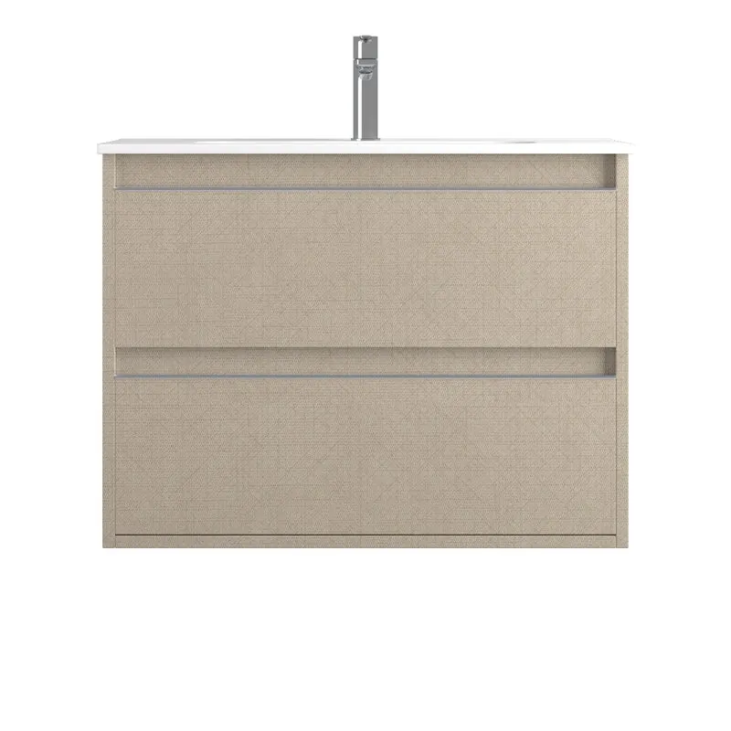Mueble de Baño Suspendido NASU 2 Cajones Netrum | 4 Medidas | 10 Acabados