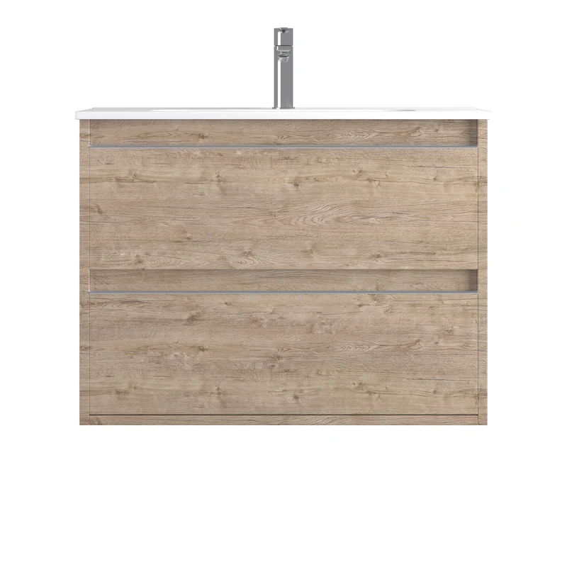 Mueble de Baño Suspendido NASU 2 Cajones Netrum | 4 Medidas | 10 Acabados