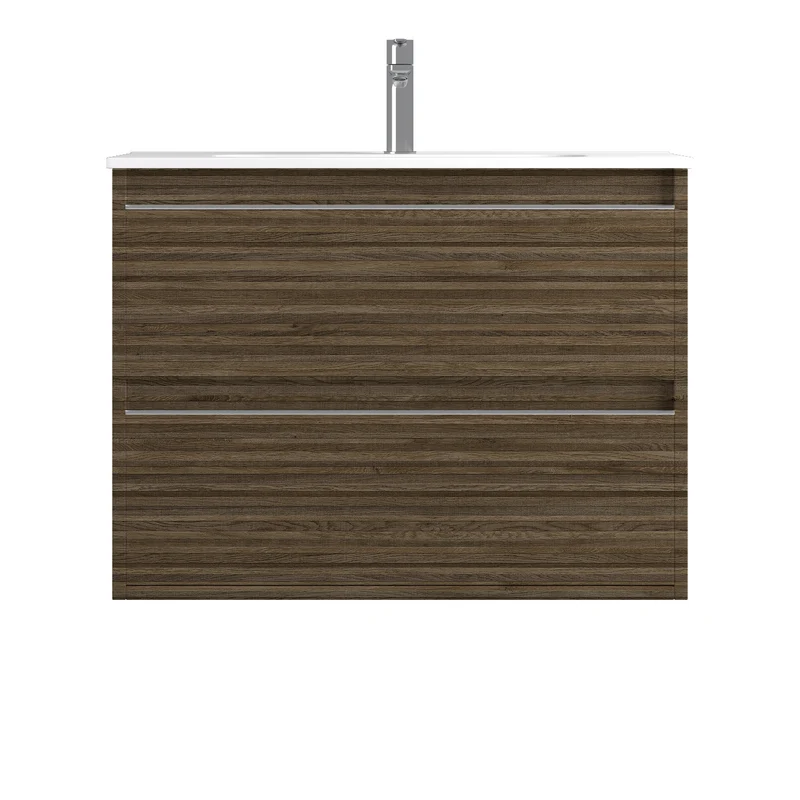 Mueble de Baño Suspendido NASU 2 Cajones Netrum | 4 Medidas | 10 Acabados