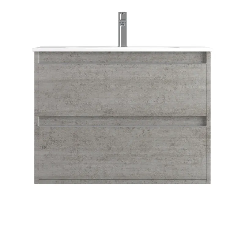 Mueble de Baño Suspendido NASU 2 Cajones Netrum | 4 Medidas | 10 Acabados