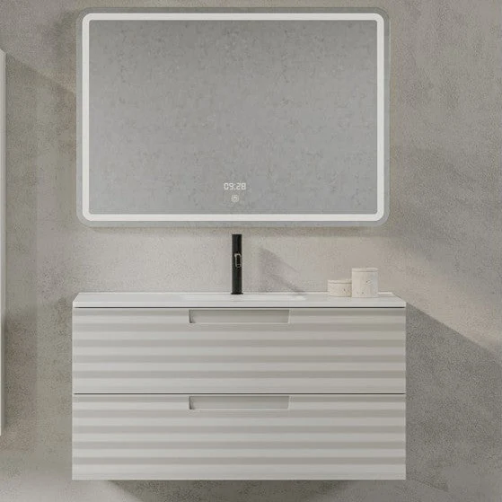 Mueble Baño Duna 2 Cajones + Lavabo Cerámico | 60-80-100cm | Cajón Organizador