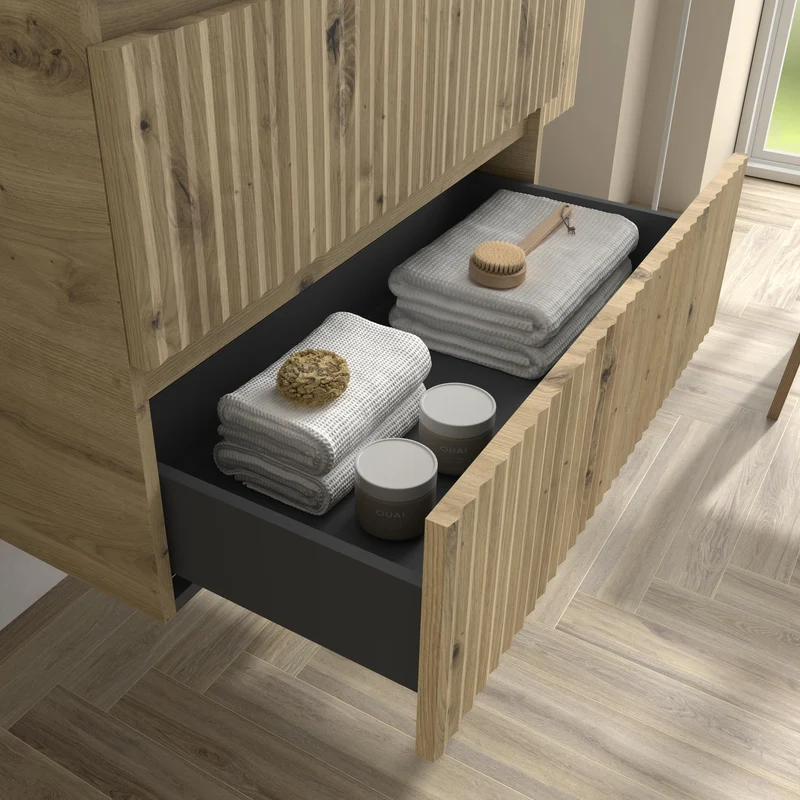 SALGAR 121746 KIRA Mueble+Lavabo IBON 120cm Roble