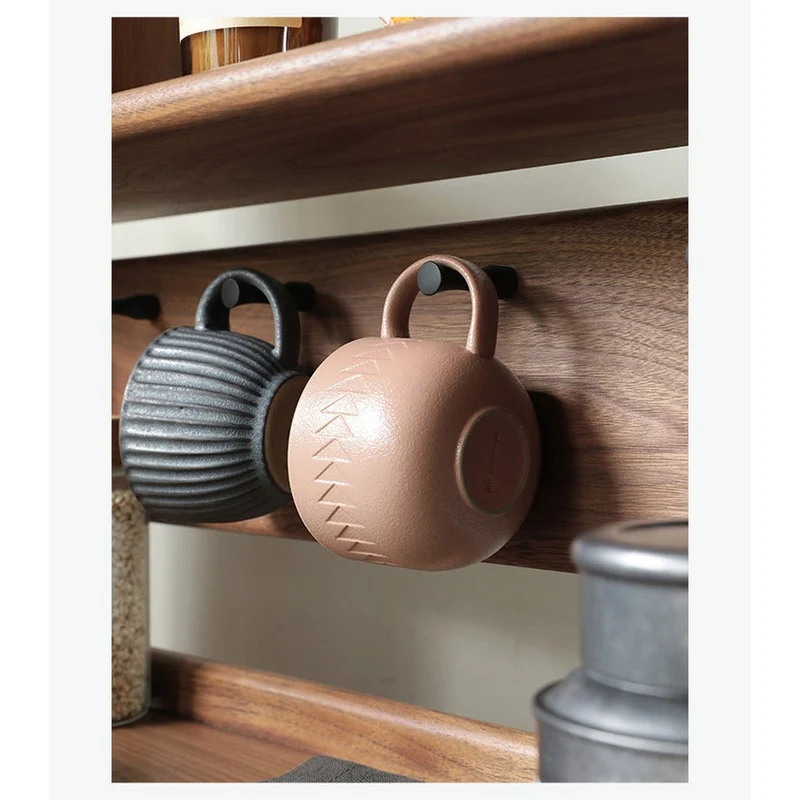 Small Black Walnut Wood Kitchen Cabinets